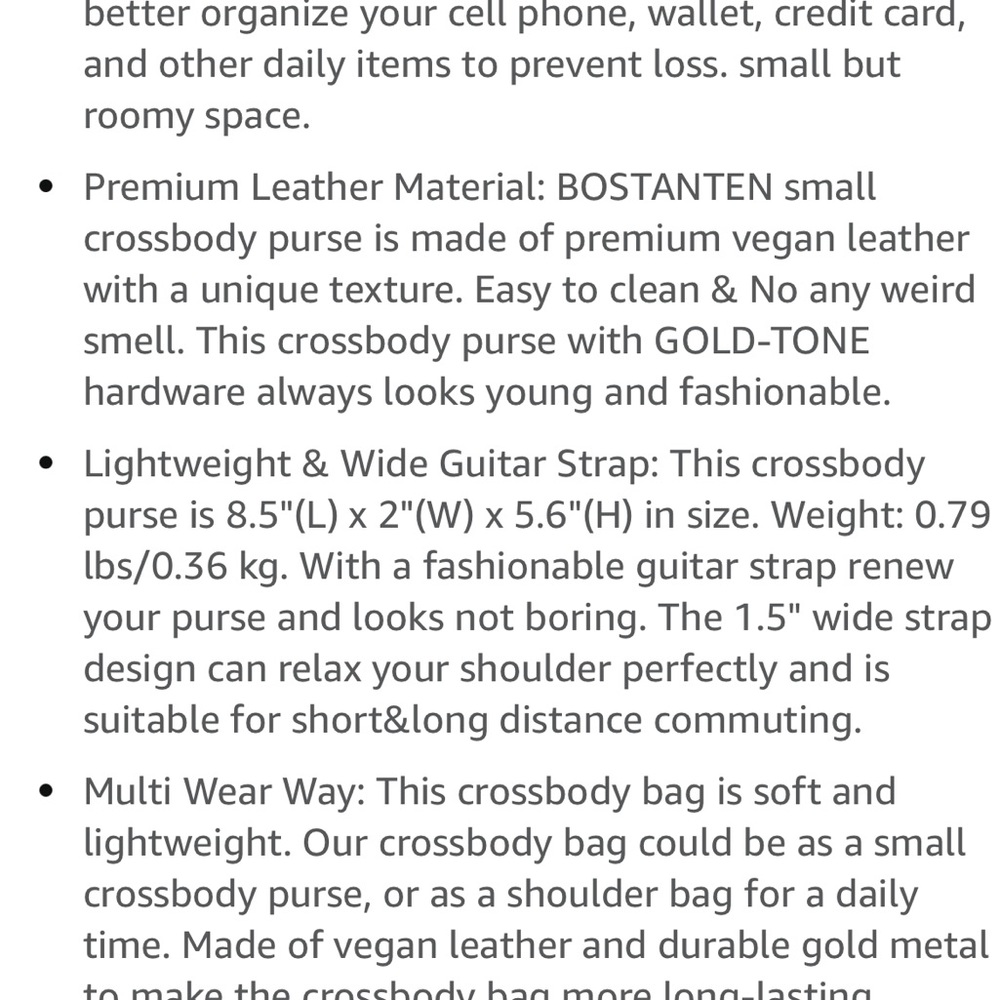 Bostanten cross body bag - Picture 4 of 9